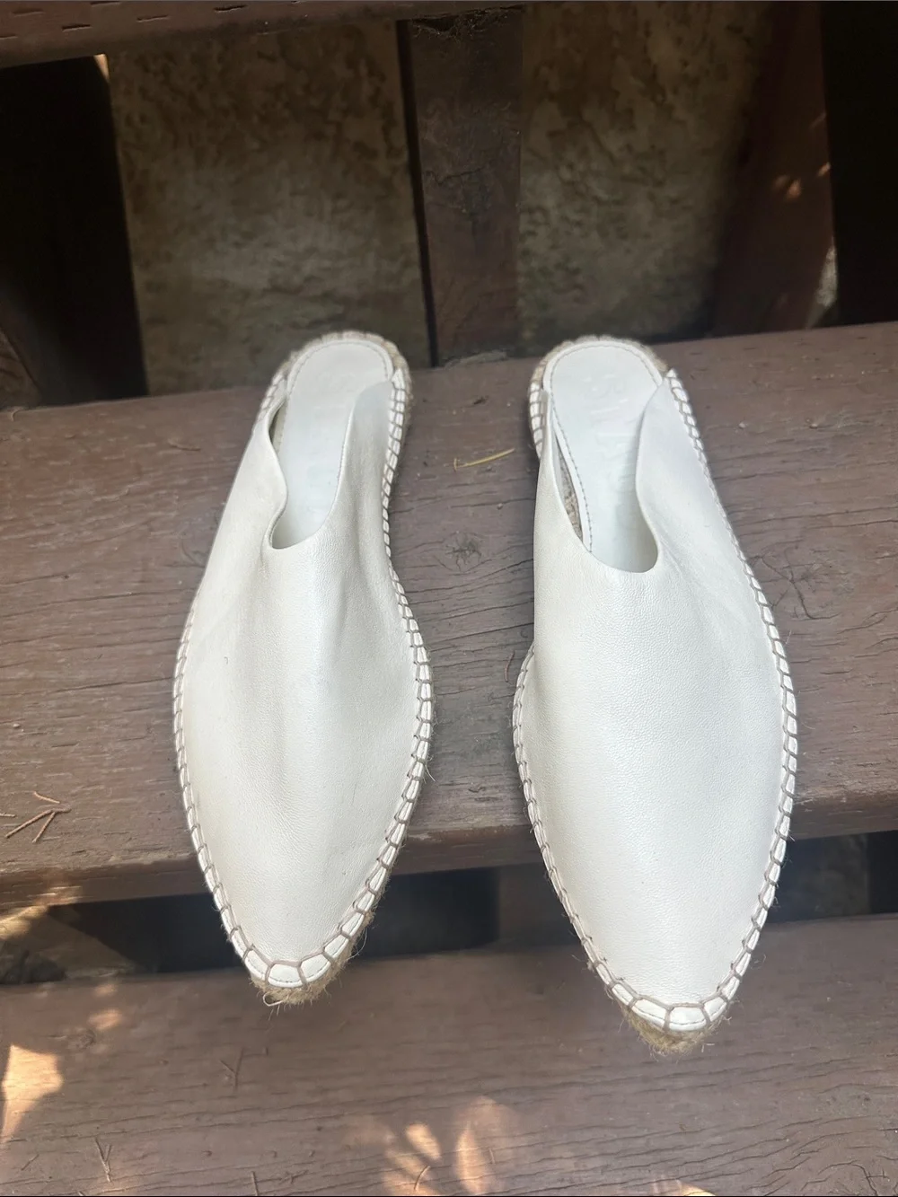 Staud Pointed Toe Espandrille Platform Shoes